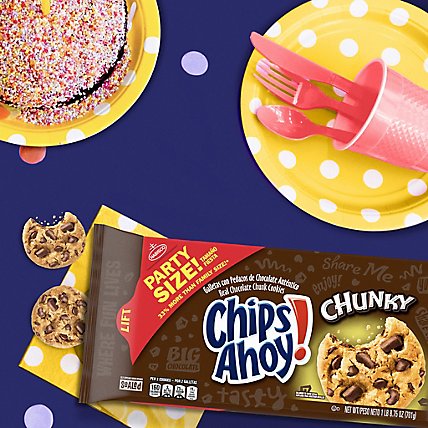 Chips Ahoy! Cookies Chunky Chocolate Party Size - 24.75 Oz - Image 5