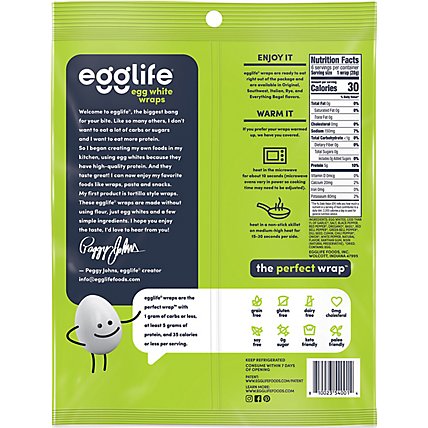 Egglife Egg White Wrap Itln Style - 20 CT - Image 6