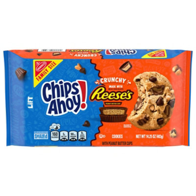 Chips Ahoy Caramel Chocolate Family Size 13.88oz - 13.88OZ - shaws