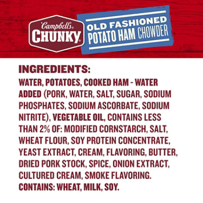 Campbell's Chunky Old Fashioned Potato Ham Chowder - 18.8 Oz - Image 5