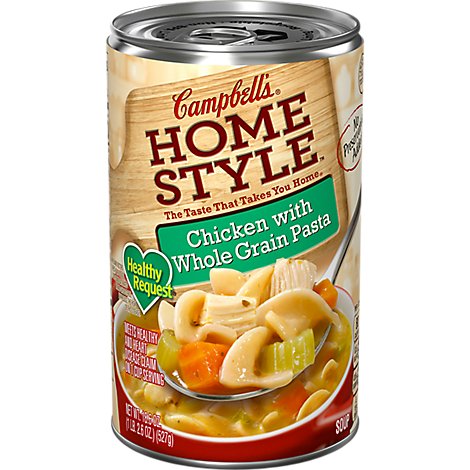 Campbells Healthy Request Homestyle Chicken With Pasta Soup - 18.6 OZ