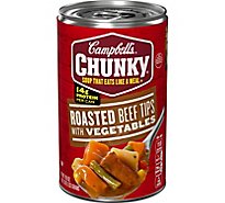 Campbells Chunky Beef Tips With Vegetables Soup - 18.8 OZ