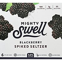 Mighty Swell Blackberry Spiked Seltzer 6pkcn In Cans - 6-12 FZ - Image 6