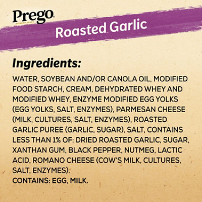 Prego Alfredo Sauce with Roasted Garlic and Parmesan Cheese - 22 Oz - Image 5