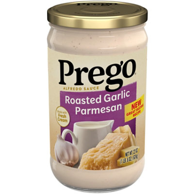 Prego Alfredo Sauce Roasted Garlic Parmesan - 22 Oz