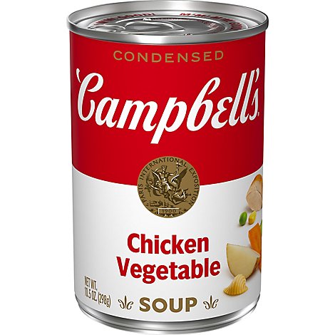 Campbells Condensed Soup Chicken Vegetable - 10.5 OZ
