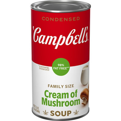 Campbell's Condensed Cream Of Mushroom Soup Family Size - 22.6 Oz