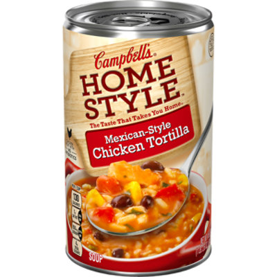 Campbells Homestyle Mexican Style Chicken Tortilla Soup - 18.6 OZ