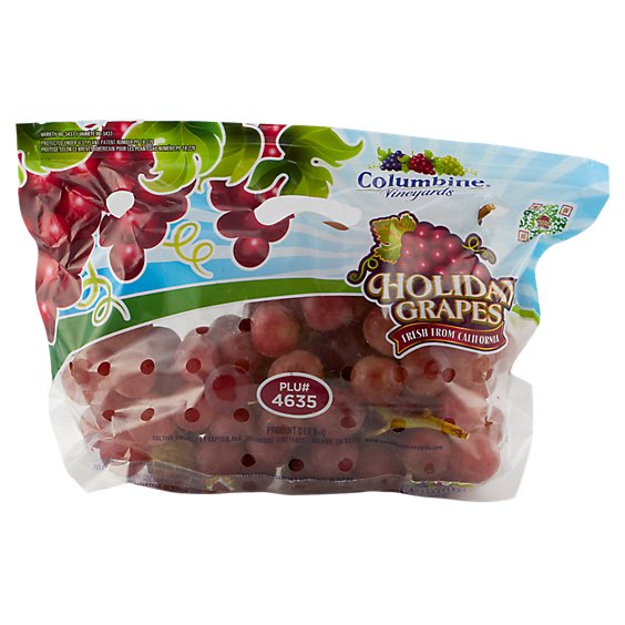 Grapes Holiday Red Seedless 2lb - 2 LB