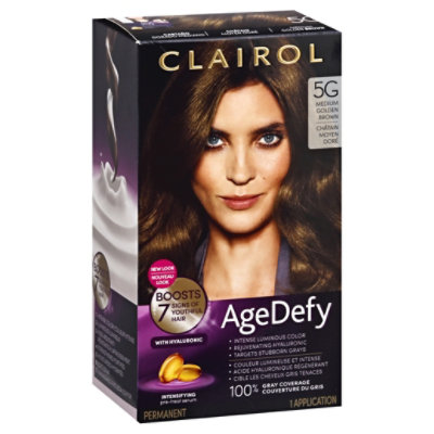 Age Defy Hair Clr Med Gldn Brn 5g - EA