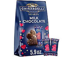 Ghirardelli Duet Hearts Milk Chocolate - 5.9 Oz