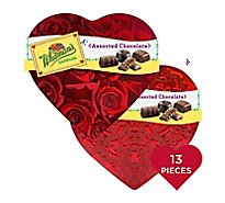 Whitmans Chocolates Heart Tin Astd - 7 OZ