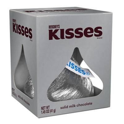 Hershey's Kisses Solid Milk Chocolate Valentine's Candy Gift Box - 1.45 Oz - Image 1