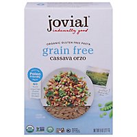 Jovial Pasta Cassava Orzo Grain Free - 8 Oz - Image 1