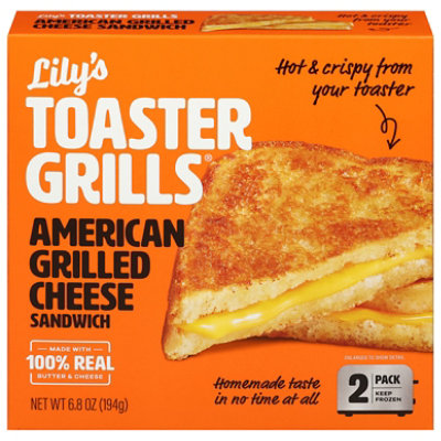 Lily's Toaster Grills Grilled American Cheese Sandwich - 7.4 Oz - Image 1