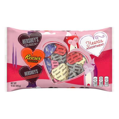 Reeses Hearts Assortment Bag - 15 OZ