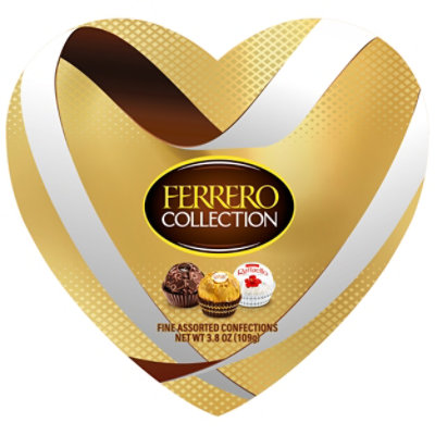 Ferrero Collection Fine Assorted Confections Valentine's Day Heart 10 Count - 3.8 Oz - Image 1