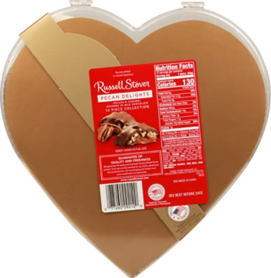 Russell Stover Pecan Delight Gift Heart - 10.5 OZ - Image 5