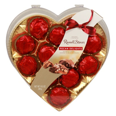 Russell Stover Pecan Delight Gift Heart - 10.5 OZ - Image 1