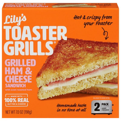 Lilys Toaster Grills Grilled Ham & Cheese Sandwich - 7.4 Oz - Image 2