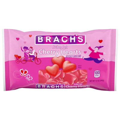 Brach's Jube Jel Cherry Hearts - 12 Oz. - Image 1