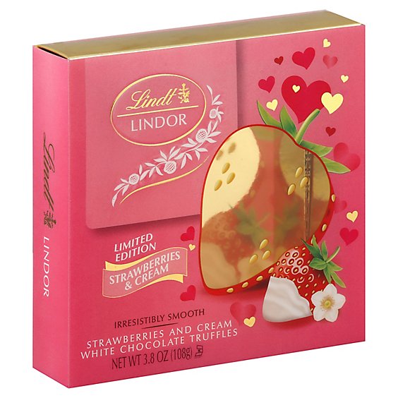 Lindt Val Strawberries Cream Icon Box - 3.8 OZ