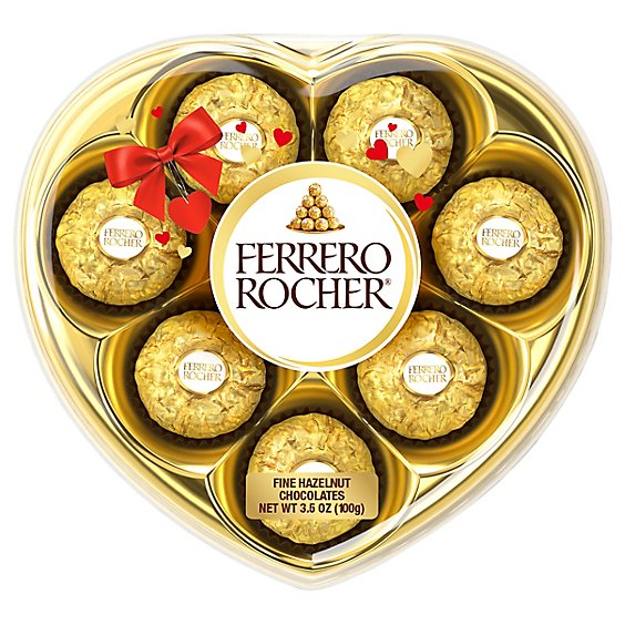 Ferrero Rocher 8 PC Heart - 3.5 OZ
