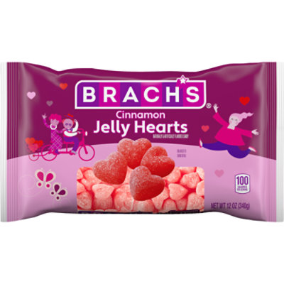Brachs Cinnamon Jelly Hearts - 12 OZ