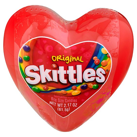 Skittles Candy Original Valentine Heart Gift - 2.17 Oz