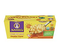 Annie's Organic Vegan Mac Cheddar Flavor Pasta 2 Pack - 4.02 OZ