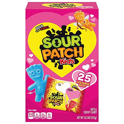 Sour Patch Kids Valentine Exchange Box 25 Count - 13.23 Oz - Image 2
