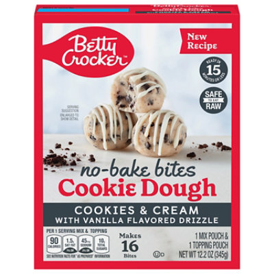  Betty Crocker Cookies & Cream No Bake Cookie Dough Bites - 12.2 OZ 