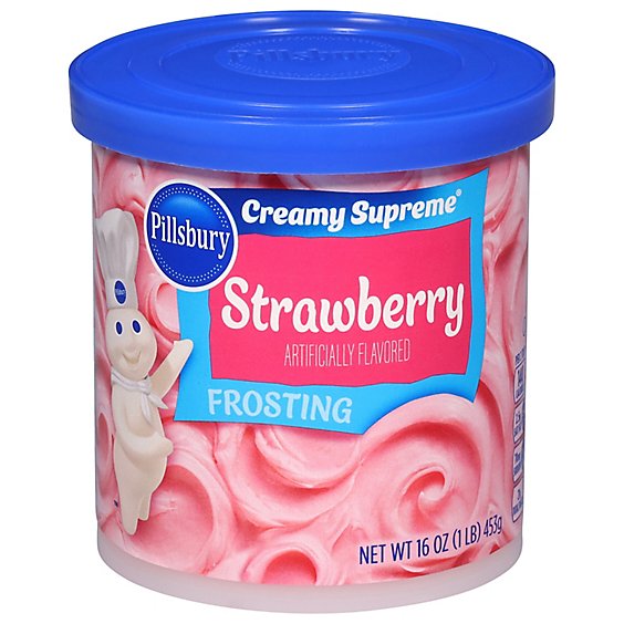 Pillsbury Crmy Suprm Strawberry Frosting - 16 OZ