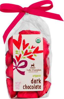 Lake Champ Org Dark Choc Hrts - 5.9 OZ