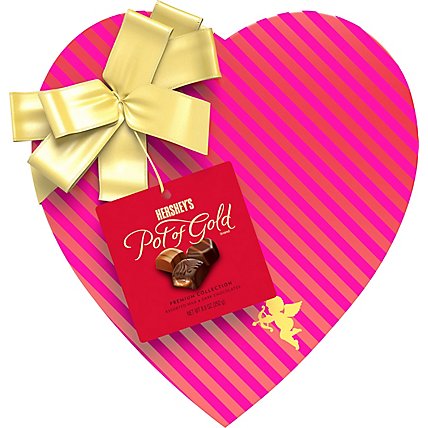 Hersheys Val Pog Pink Heart Box - 8.9 OZ - Image 2