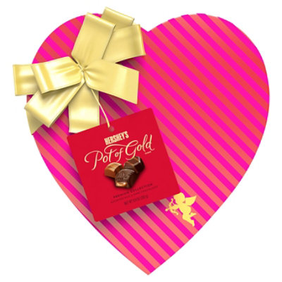 Hersheys Val Pog Pink Heart Box - 8.9 OZ
