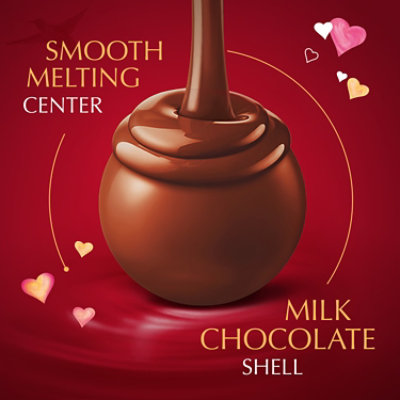 Lindt LINDOR Valentines Milk Chocolate Candy Truffles Bag - 8.5 Oz - Image 2