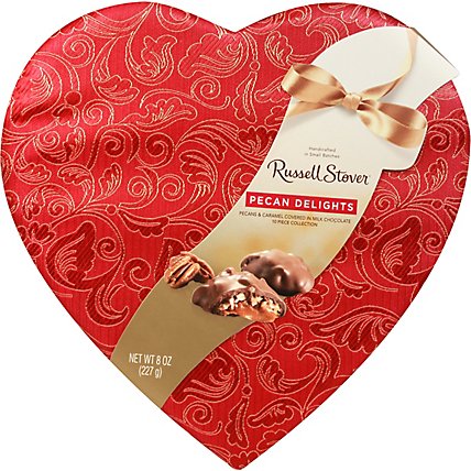 Russell Stover Pecan Delight Satin Heart - 8 OZ - Image 2