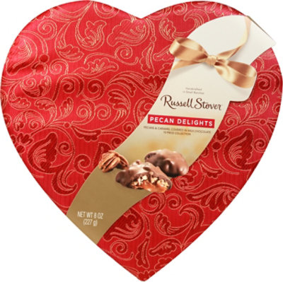 Russell Stover Pecan Delight Satin Heart - 8 OZ - Image 2