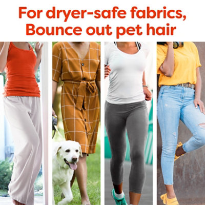 Bounce Dryer Sheets For Pet Hair & Lint Guard Mega Fresh Scent - 50 Count - Image 6