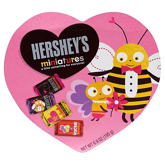 Hersheys Miniatures Heart Box - 6.9 OZ