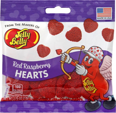 Jelly Belly Candy Hearts Red Raspberry - 2.75 Oz - Image 2