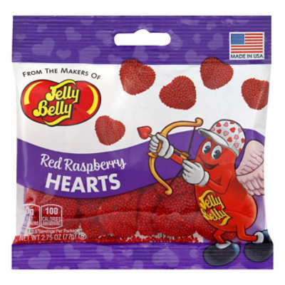 Jelly Belly Candy Hearts Red Raspberry - 2.75 Oz - Image 1