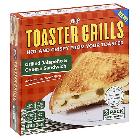  Lilys Toaster Grills Grilled Jalapeno Cheese - 8 OZ 