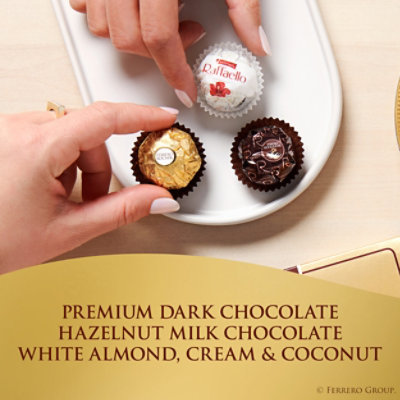 Ferrero Collection Assorted Hazelnut Milk Chocolate Dark Chocolate & Coconut  8 Count - 3.1 Oz - Image 3