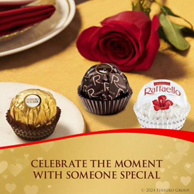 Ferrero Collection Assorted Hazelnut Milk Chocolate Dark Chocolate & Coconut  8 Count - 3.1 Oz - Image 2