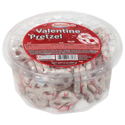 Valentine Pretzel Tub - 14 OZ - Image 1