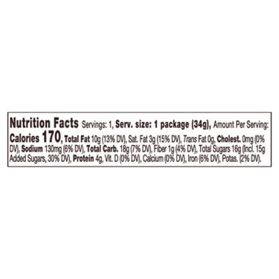 Hershey's Milk Chocolate Peanut Butter Heart Valentines - 1.2 Oz - Image 4