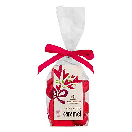 Lake Champlain Org Caramel Filled Milk Hearts Gift Bag - 6 OZ - Image 2