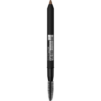 Maybelline Tattoo Studio Up to 36HR Sharpenable Soft Brown Brow Pencil Makeup - 0.026 Oz